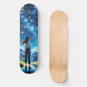 Anime Girl Name Skateboard (Vorderseite)
