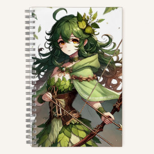Anime Girl-Notebook Notizblock