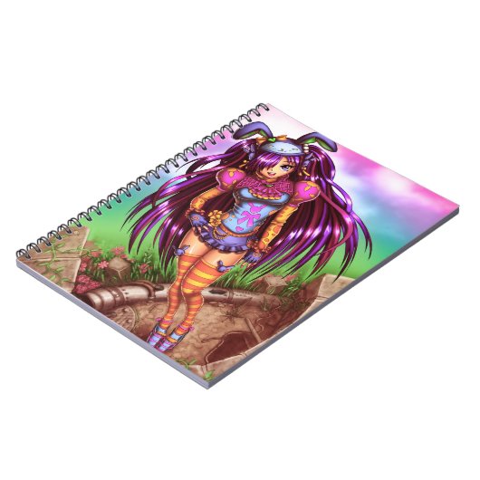 Anime Girl Notizblock (Linke Seite)