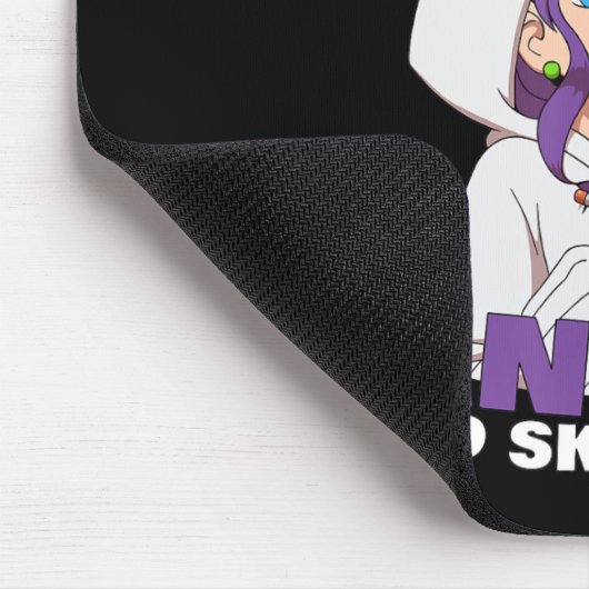 Anime Girl nur ein Mädchen, das Anime und Sketchi Mousepad (Ecke)