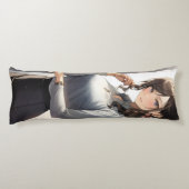 Anime Girl Office Worker Seitenschläferkissen (Rückseite)