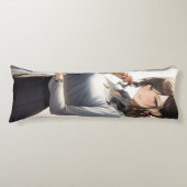 Anime Girl Office Worker Seitenschläferkissen (Vorderseite)