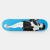 Anime Girl Out on Town Skateboard Deck (Horizontal)