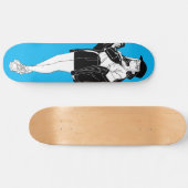 Anime Girl Out on Town Skateboard Deck (Horizontal)