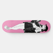 Anime Girl Out on Town Skateboard Deck (Horizontal)