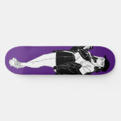 Anime Girl Out On Town Skateboard Deck (Horizontal)