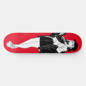 Anime Girl Out On Town Skateboard Deck (Horizontal)
