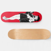 Anime Girl Out On Town Skateboard Deck (Horizontal)