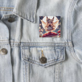 Anime Girl Pixie Hippie Moon Fairy Button (Beispiel)