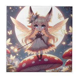 Anime Girl Pixie Hippie Moon Fairy Fliese