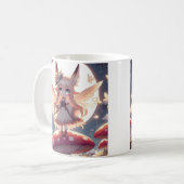 Anime Girl Pixie Hippie Moon Fairy Kaffeetasse (Vorderseite Links)