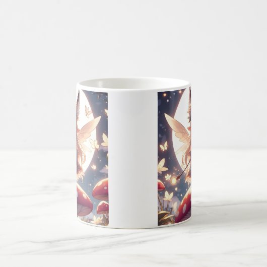Anime Girl Pixie Hippie Moon Fairy Kaffeetasse (Mittel)