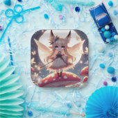 Anime Girl Pixie Hippie Moon Fairy Pappteller (Party)