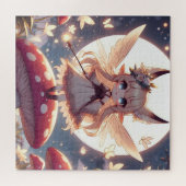 Anime Girl Pixie Hippie Moon Fairy Puzzle (Horizontal)