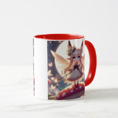 Anime Girl Pixie Hippie Moon Fairy Tasse (VorderseiteRechts)