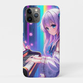 Anime Girl Playing Piano Case-Mate iPhone Hülle (Rückseite)