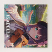 Anime Girl Playing Violine Personalisiert Puzzle (Horizontal)