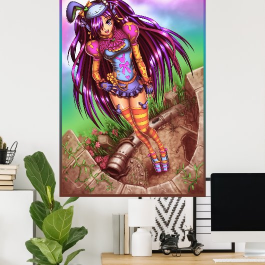 Anime Girl Poster (Heimbüro)