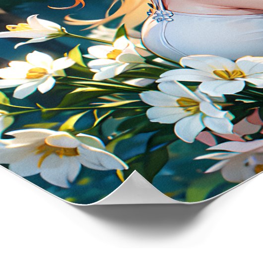 Anime Girl Poster (Ecke)