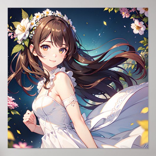 Anime Girl Poster (Vorne)