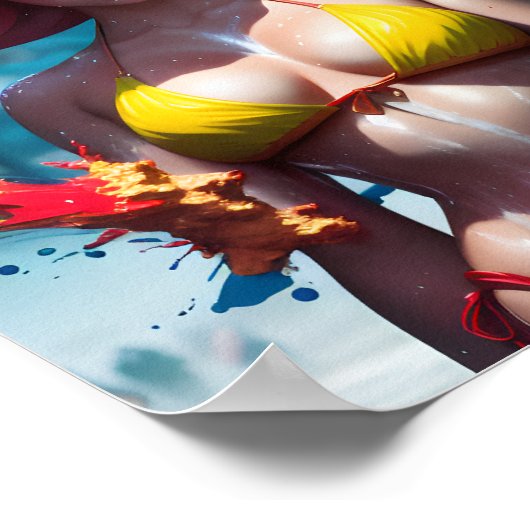 Anime Girl Poster (Ecke)