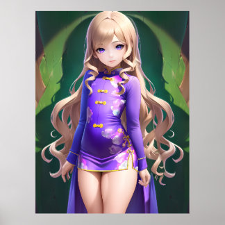 Anime Girl Poster