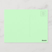 Anime Girl Postkarte (Rückseite)