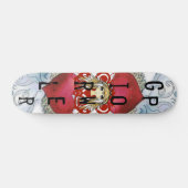 Anime Girl Power Skateboard (Horizontal)