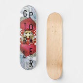 Anime Girl Power Skateboard (Vorderseite)