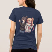 Anime Girl Power T - Shirt (Rückseite)
