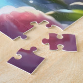 Anime Girl Rainbow Hair Singing Moon Fairy Puzzle (Seite)