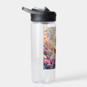 Anime Girl Reading Personalized Trinkflasche (Rechts)