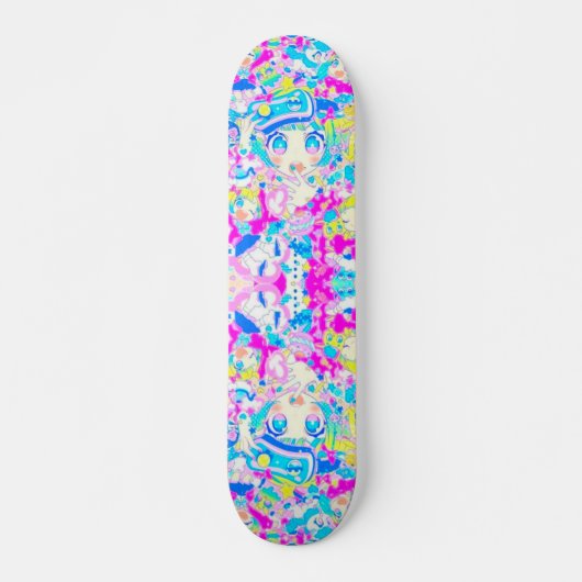 Anime Girl Remix Skate Deck 2023 Skateboard (Vorne)