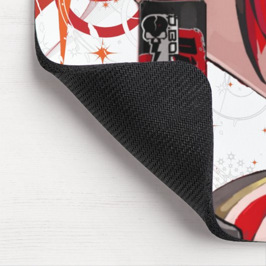Anime girl Samurai Mousepad (Ecke)