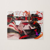 Anime girl Samurai Puzzle (Horizontal)