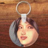 Anime Girl Schlüsselanhänger (Vorderseite)