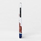 Anime Girl School Supplies Plate Case-Mate iPhone Hülle (Hinten/Links)