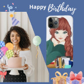 Anime Girl School Supplies Plate Case-Mate iPhone Hülle