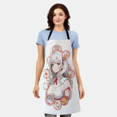 Anime Girl Schürze (Getragen)