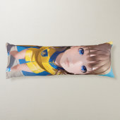 Anime Girl Seitenschläferkissen (Rückseite)