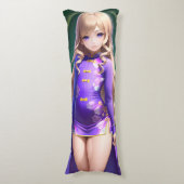 Anime Girl Seitenschläferkissen (Vorderseite Vertikal)