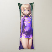 Anime Girl Seitenschläferkissen (Rückseite (Vertikal))