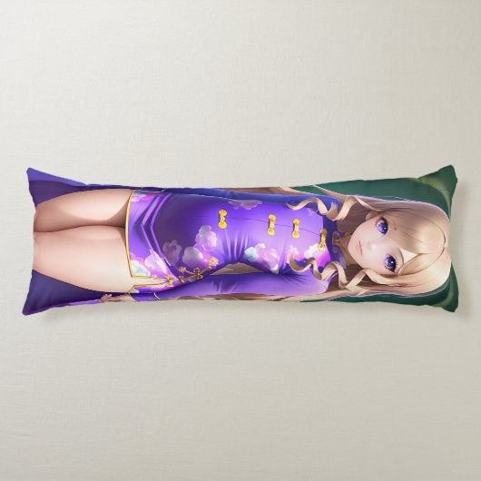Anime Girl Seitenschläferkissen (Vorderseite)