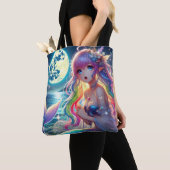 Anime Girl Singing Moonlight Pixie Rainbow Mermaid Tasche (Von Nahem)