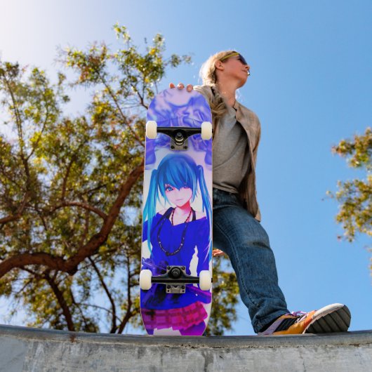 Anime girl Skateboard (Außenbereich 1)