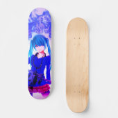 Anime girl Skateboard (Vorderseite)