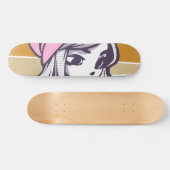 Anime Girl Skateboard (Horizontal)