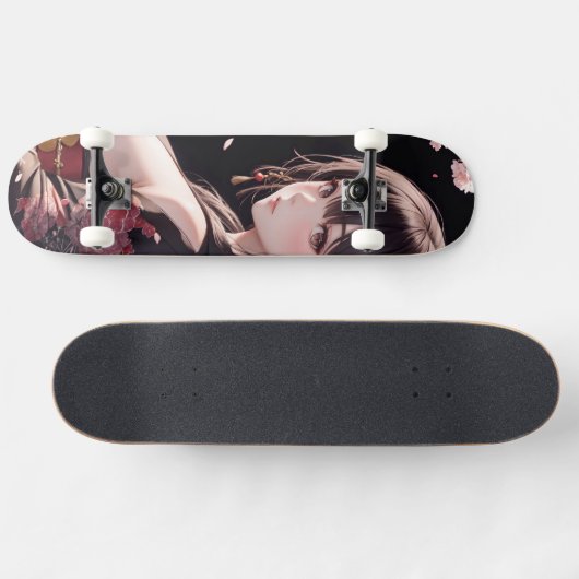 Anime Girl Skateboard (Horizontal)