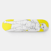 Anime Girl Skateboard Deck (Horizontal)
