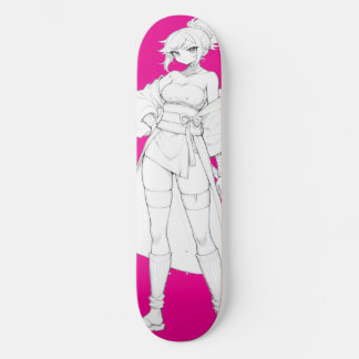 Anime Girl Skateboard Deck